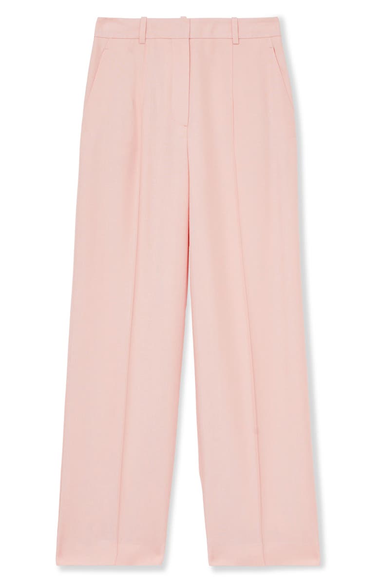 Reiss Magda Pleated Wide Leg Pants, Alternate, color, Pink