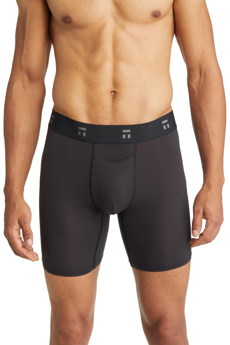 Air 8-Inch Boxer Briefs, Main, color, BLACK