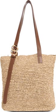 Collection XIIX Straw Tote Bag