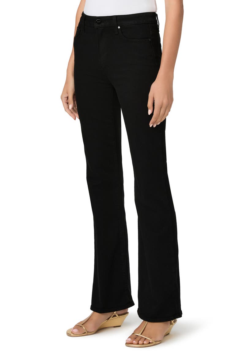 Laurel Canyon High Waist Bootcut Jeans, Alternate, color, BLACK SHADOW