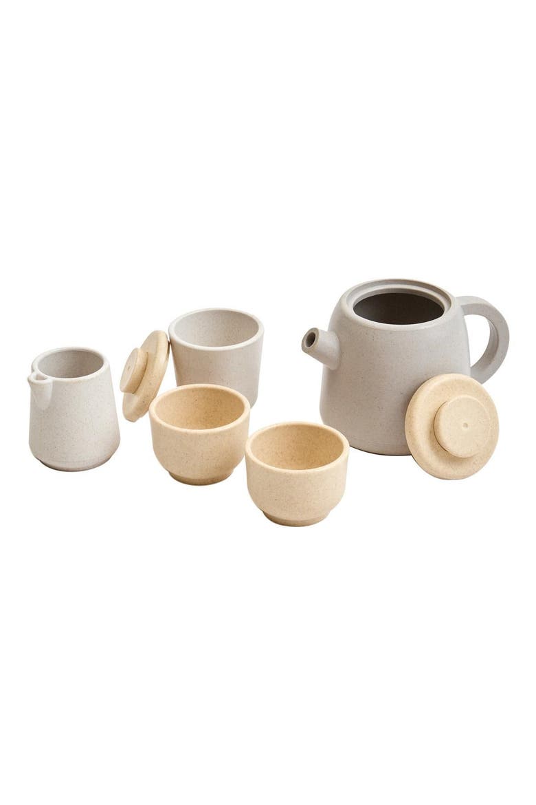 Teapot and Cups Set, Alternate, color, Multicolored