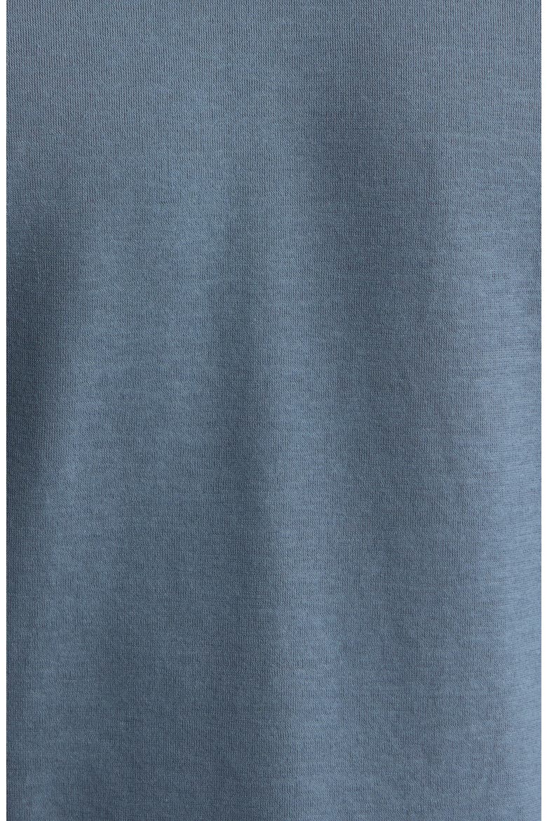 Long Sleeve Organic Cotton Crewneck T-Shirt, Alternate, color, LAKE