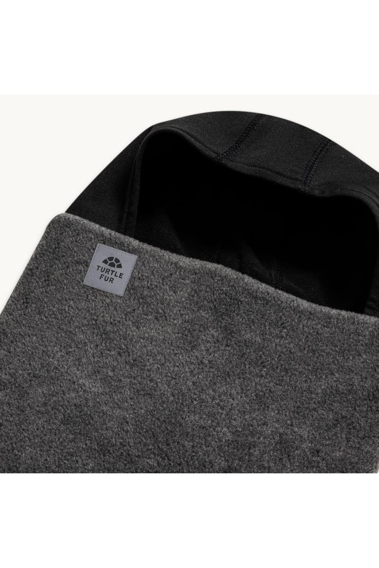 Youth Fleece Shellaclava Balaclava, Alternate, color, Charcoal