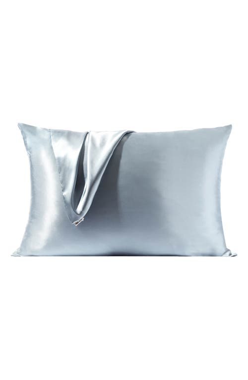 Kitsch Standard Satin Pillowcase In Haze Blue