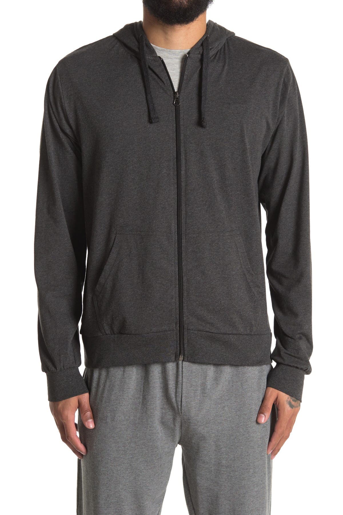 UNSIMPLY STITCHED Lightweight Zip-Up Hoodie