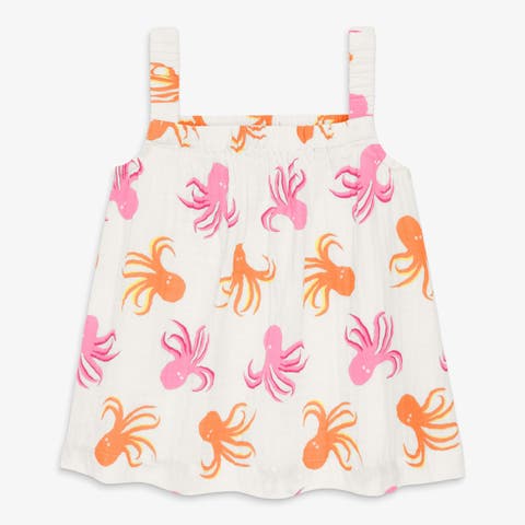 Kids Cotton Gauze Tank In Pals (Toddler, Little Kid, Big Kid)