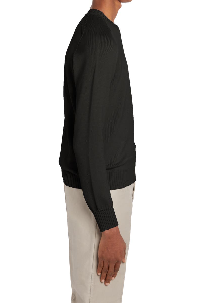TOM FORD Cotton & Silk Crewneck Sweater, Alternate, color, 