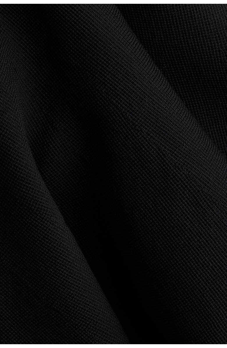 H&M Off-the-shoulder Peplum Top, Alternate, color, Black