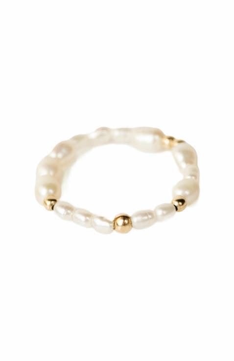 Pearl Beaded Ring