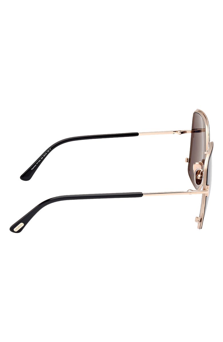 TOM FORD Raphaela 60mm Butterfly Sunglasses, Alternate, color, 