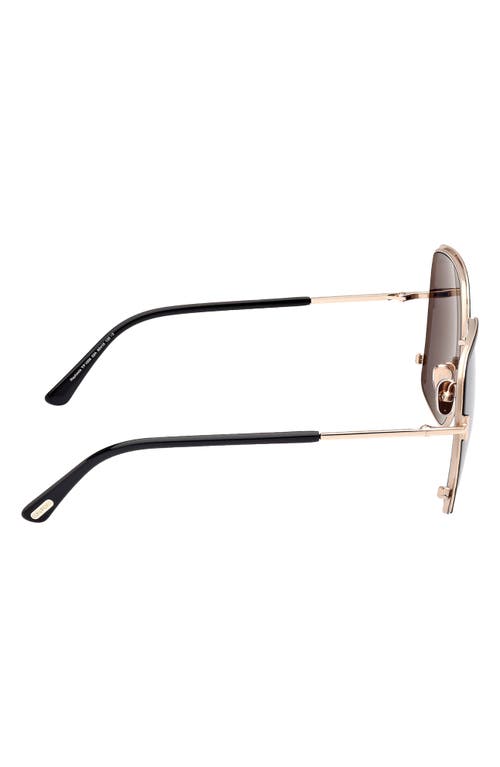 Tom Ford Raphaela 60mm Butterfly Sunglasses