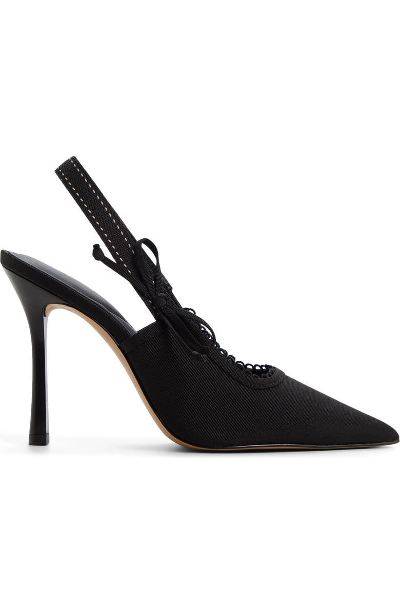 ALDO Hennie Slingback Pointed Toe Pump, Alternate, color, Black