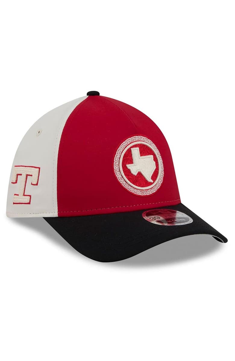 New Era Men's New Era Red/Black Texas Rangers 2026 City Connect M-Crown A-Frame 39THIRTY Flex Hat, Main, color, Red