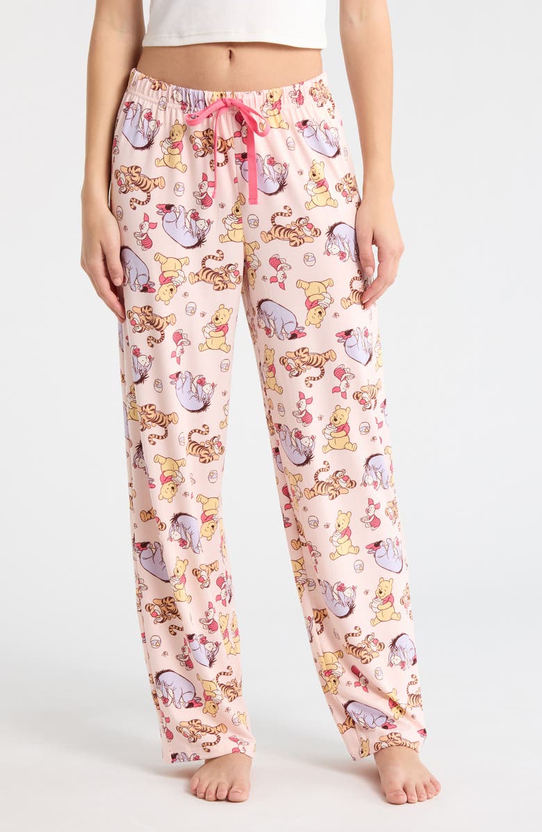 Strawberry Shortcake Print Pajama Pants, Main, color, Pooh