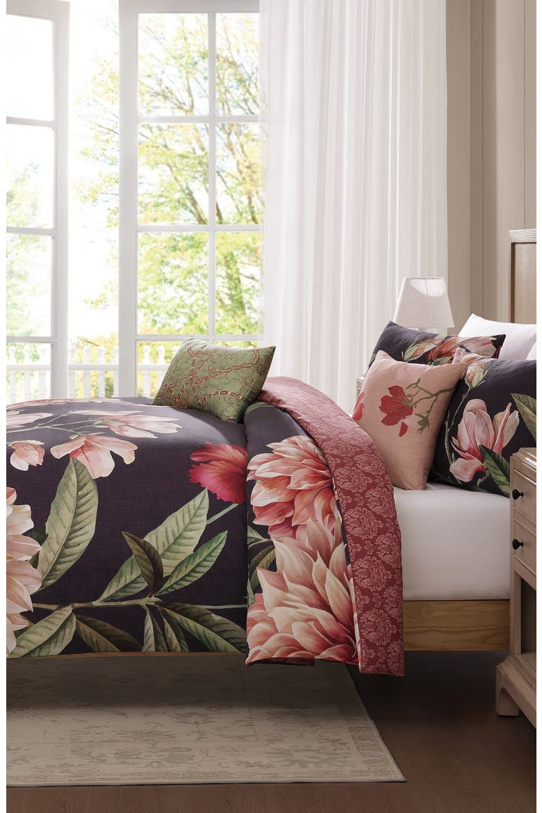 Blush Serenade 5-Piece Comforter Set, Alternate, color, PURPLE