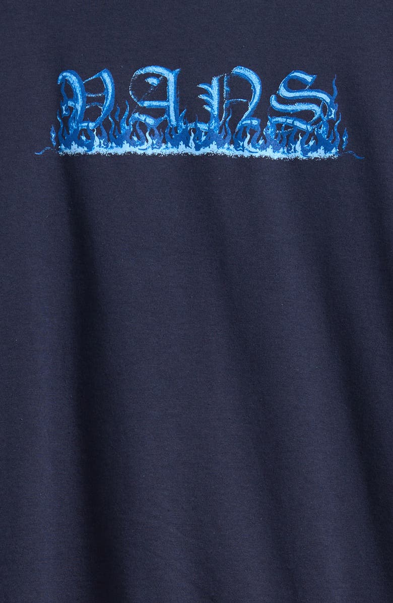 Vans Kids' Long Sleeve Venus Inferno Logo Graphic T-Shirt, Alternate, color, Parisian Night