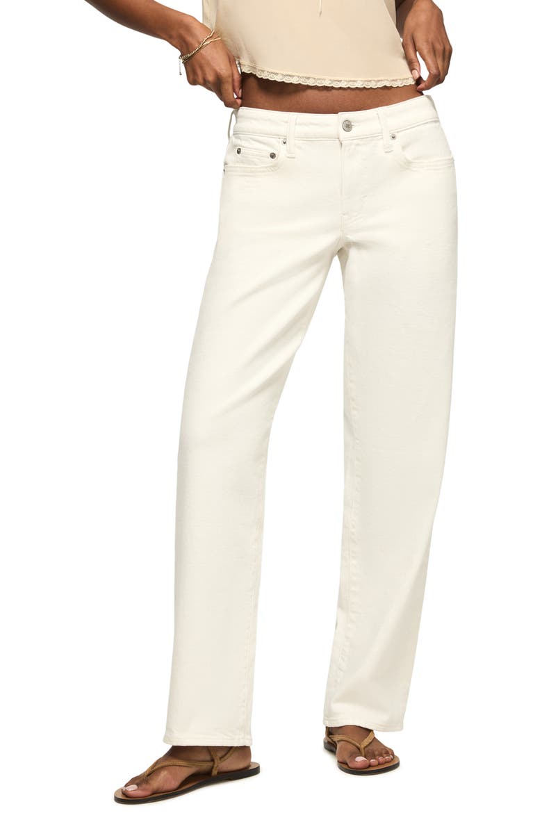 The Baggy Jeans, Main, color, WHITE LIES WASH
