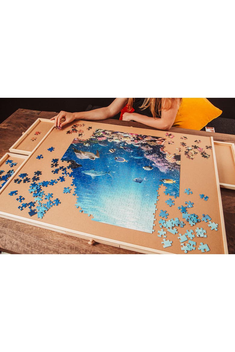 Under the Sea Coral Reef 500 Piece Jigsaw Puzzle, Alternate, color, Blue