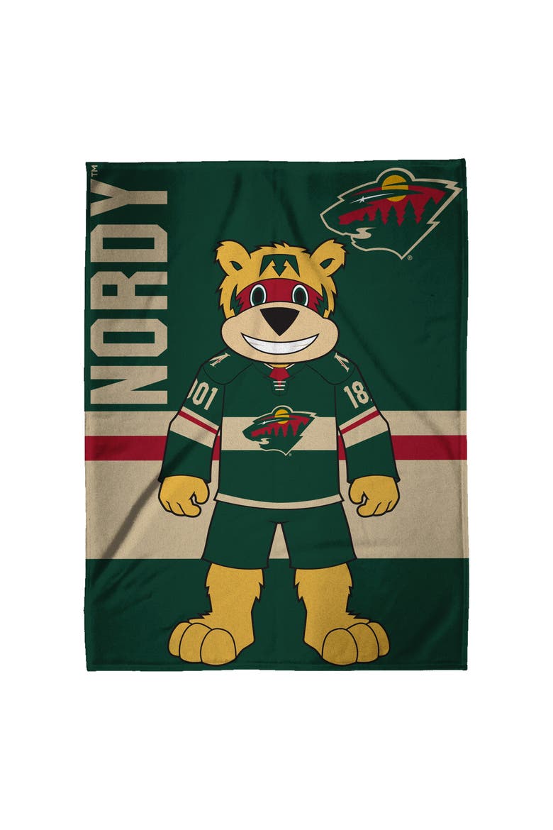 Minnesota Wild Nordy Mascot 60" x 80" Rashel Throw Blanket, Alternate, color, None