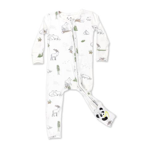 Baby Winter Forest Animals Convertible Footie