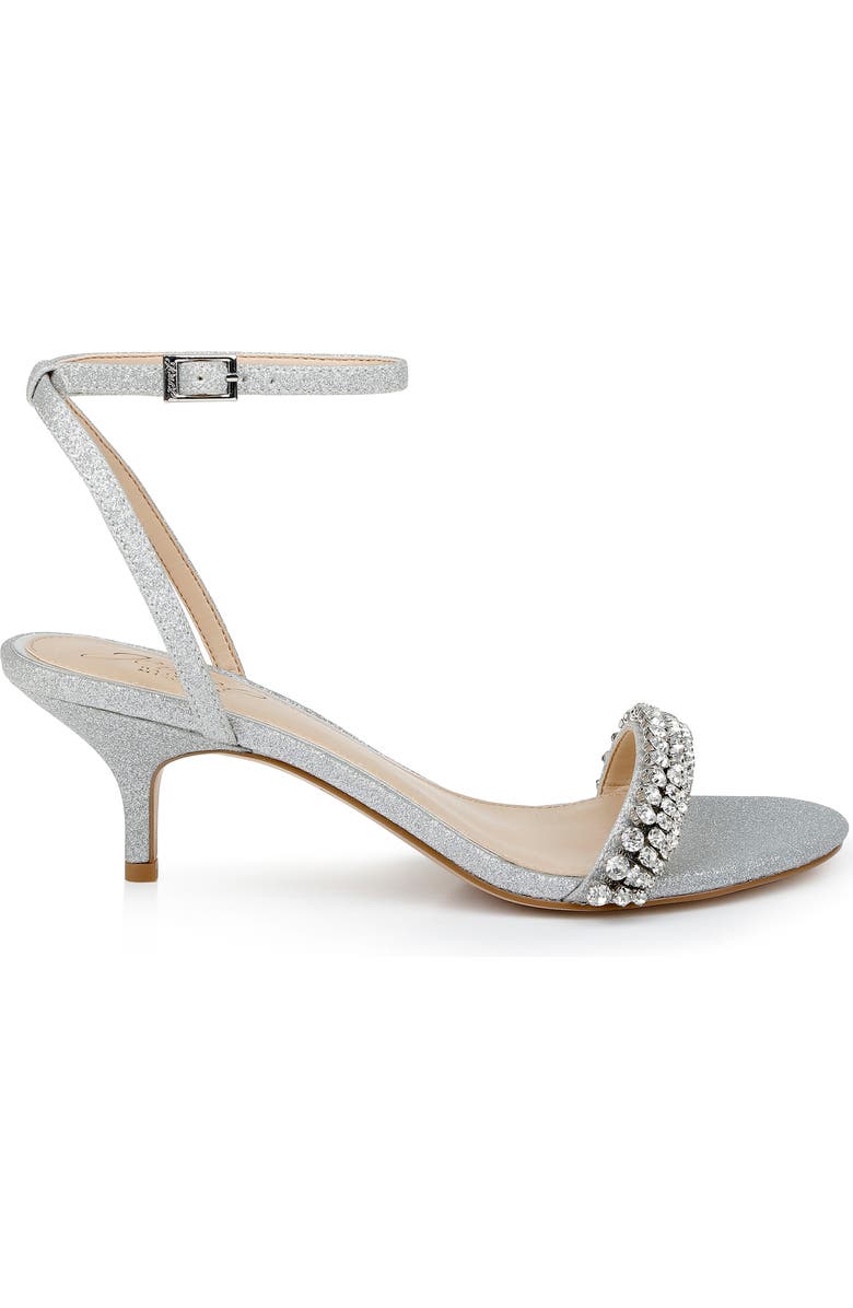 Jewel Badgley Mischka Loren Ankle Strap Sandal, Alternate, color,