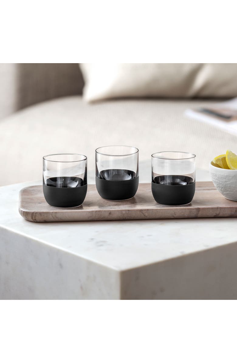 Villeroy & Boch Manufacture Rock Shot Glass Set 4, Alternate, color, Clear