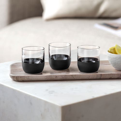 Villeroy & Boch Manufacture Rock Shot Glass Set 4 In Clear