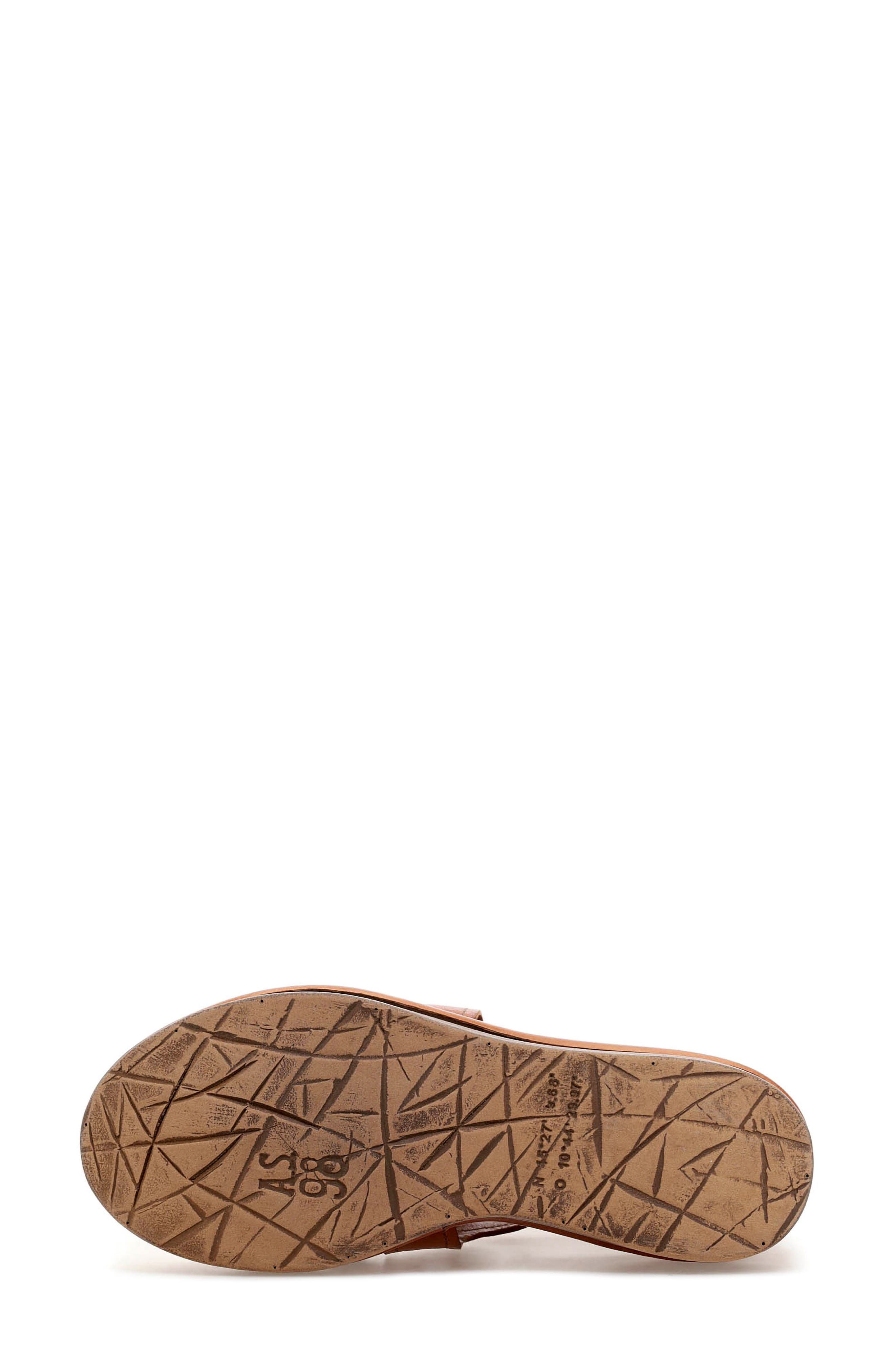 A.S.98 Stanton Wedge Sandal, Alternate, color, Whiskey