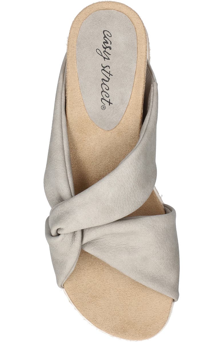 EASY STREET Ja Knotted Slide Sandal, Alternate, color, Grey
