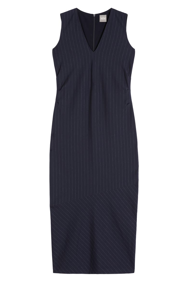 Newport Stripe Sleeveless Dress, Alternate, color, MIDNIGHT BLUE