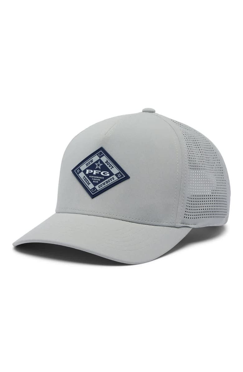Columbia Men's Columbia  Gray Dallas Cowboys Elite 3D Stretch Snap Hat, Main, color, Gray