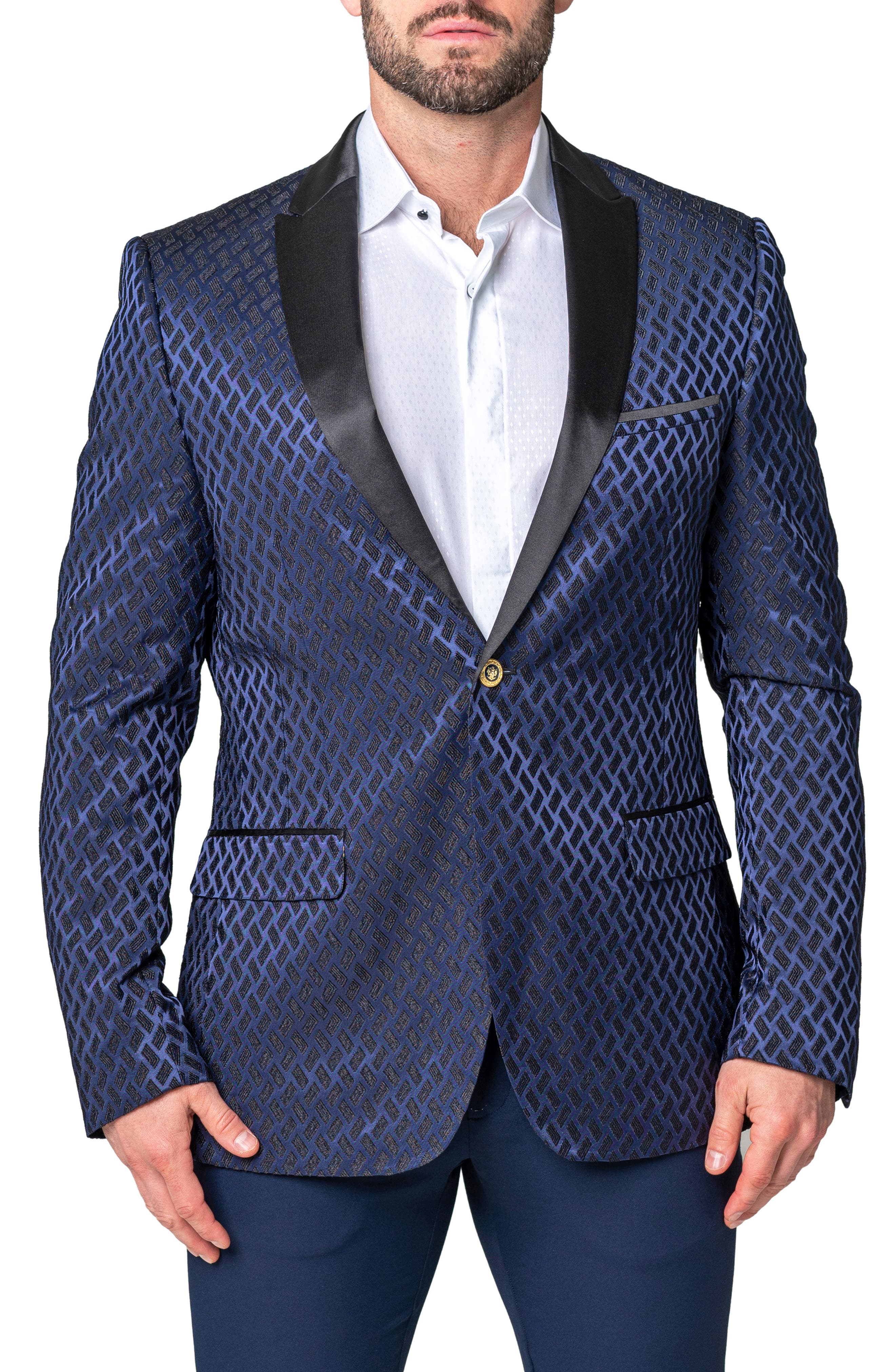 Maceoo Tesla Scotch Blue Sport Coat