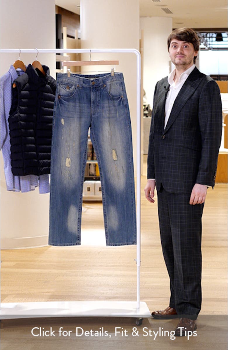 Relaxed Straight Leg Jeans, sales video thumbnail