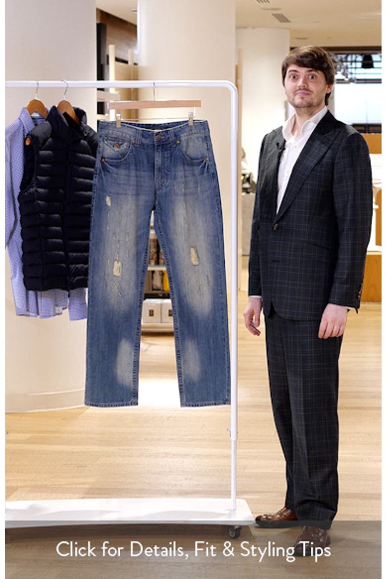 Relaxed Straight Leg Jeans video