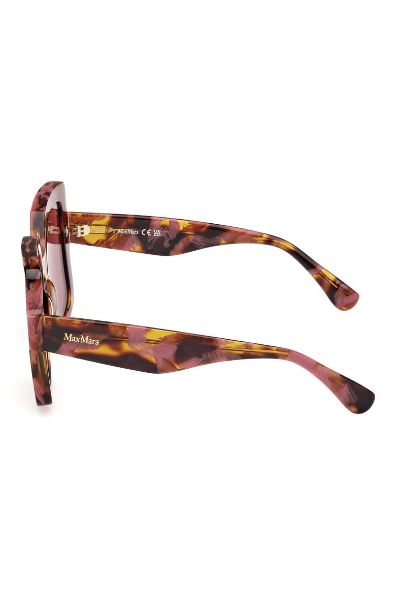 Ernest 56mm Square Sunglasses, Alternate, color, COLOURED HAVANA / BORDEAUX