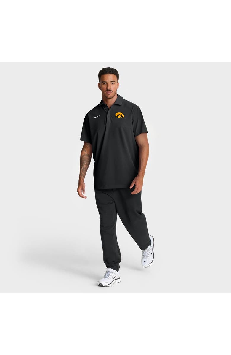 Nike Men's Nike Black Iowa Hawkeyes 2025 Coaches Sideline Polo, Alternate, color, Black