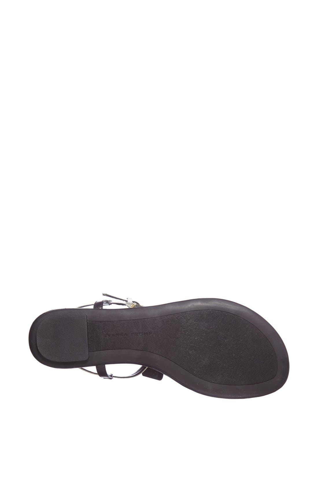 'Radon II' Sandal, Alternate, color, BLACK/ BIANCO