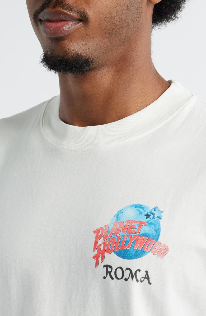 ID Supply Co Planet Hollywood Twin Cherub Cotton Graphic T-Shirt, Alternate, color, White