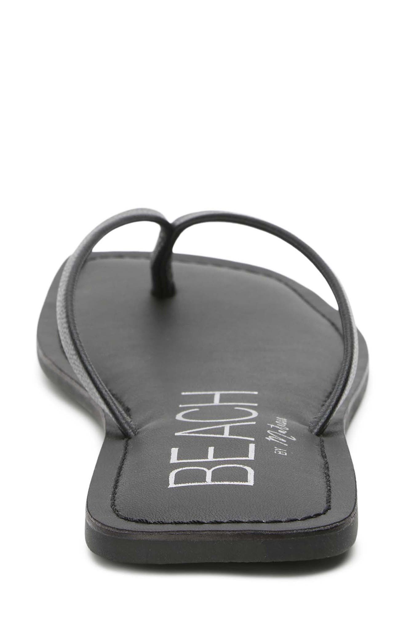 BEACH BY MATISSE Bungalow Flip Flop, Alternate, color, Black