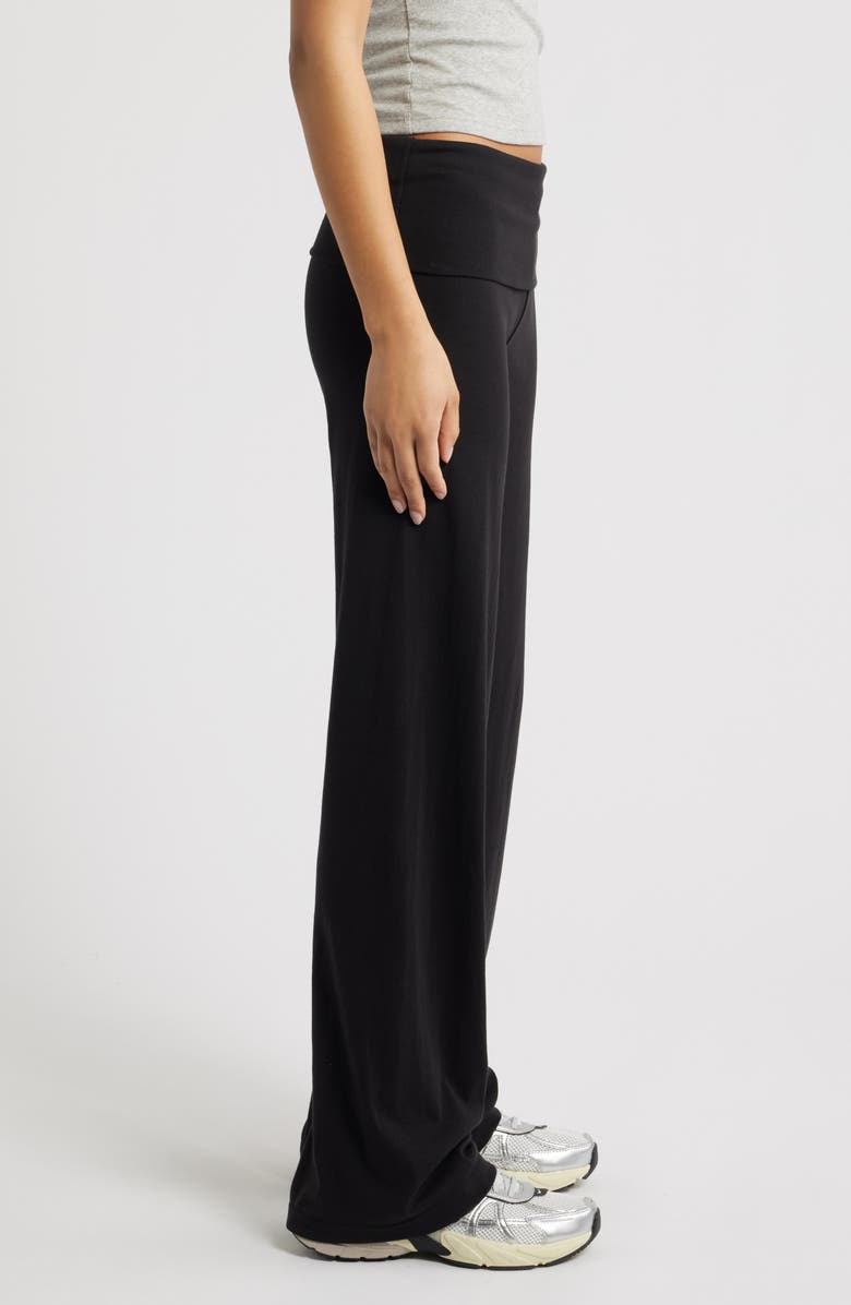 BP. Foldover Leggings, Alternate, color, Black