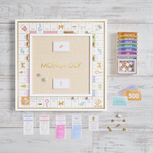 WS Game Company Monopoly Bianco Edition in White  product