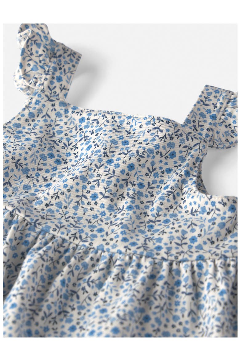Floral Print Sundress & Bloomers Set, Alternate, color, BLUE FLORAL