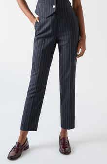 LK Bennett Bella Pinstripe Pants