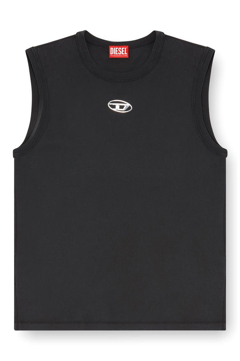 T-Bisco Cotton Tank, Alternate, color, BLACK