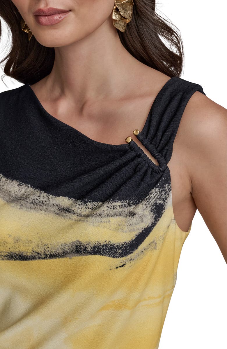 Donna Karan New York Abstract Print Sleeveless Top, Alternate, color, 