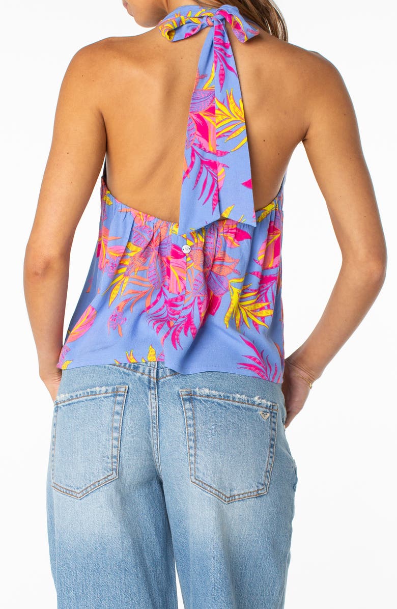 Roxy Fairweather Split Front Halter Top, Alternate, color, 