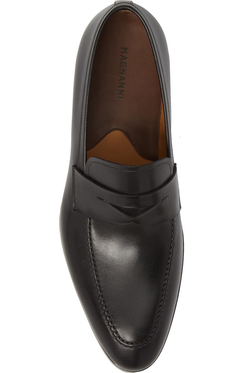 Magnanni Rolly Apron Toe Penny Loafer, Alternate, color,