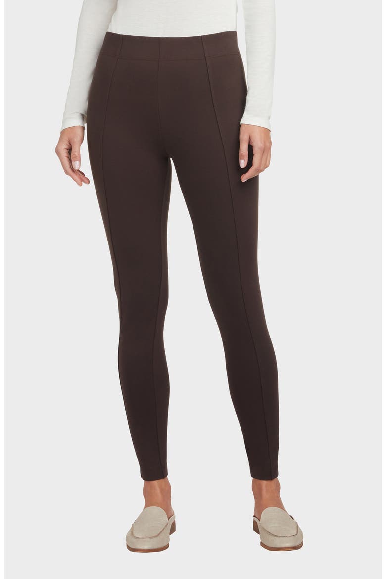 Front Seam Ankle Leggings, Main, color, ESPRESSO