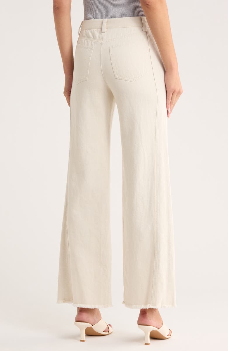 TWP Puddle Wide Leg Pants, Alternate, color, Natural