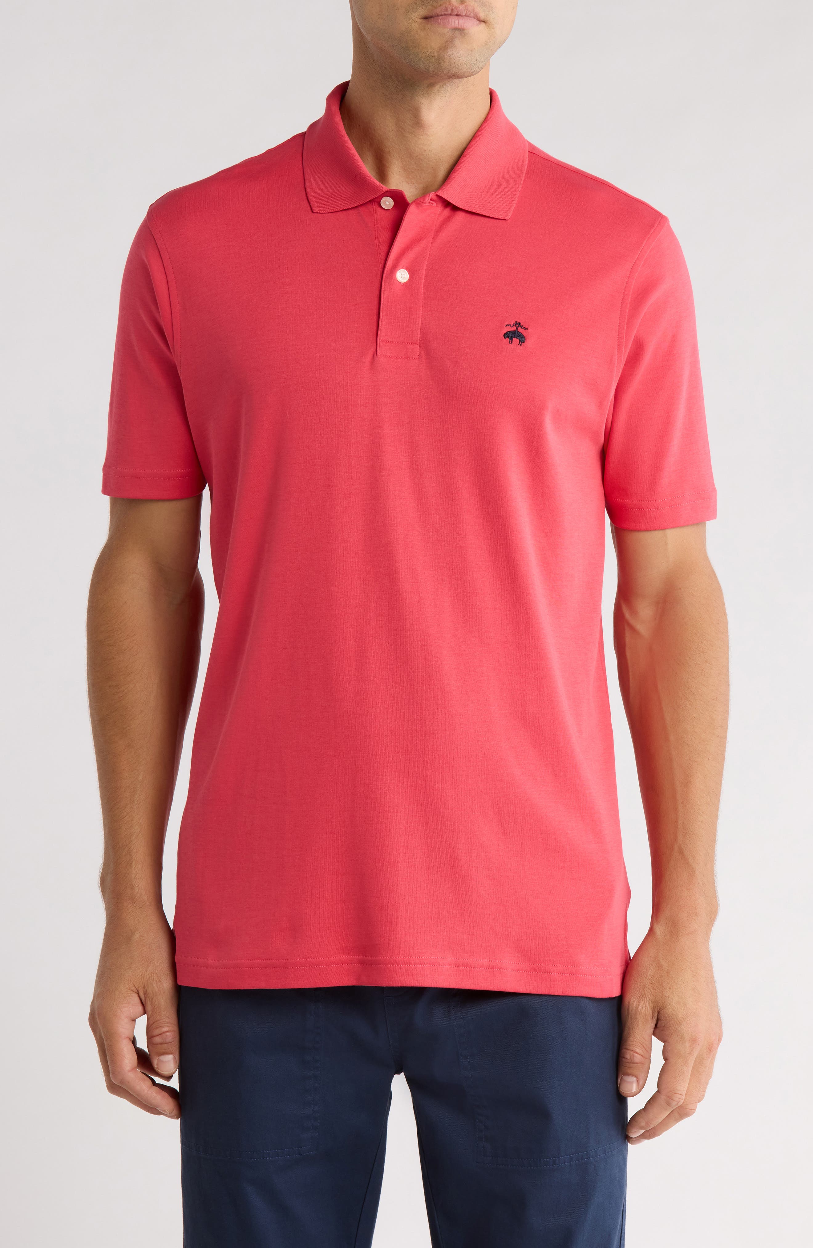 Brooks Brothers Cotton Interlock Knit Polo